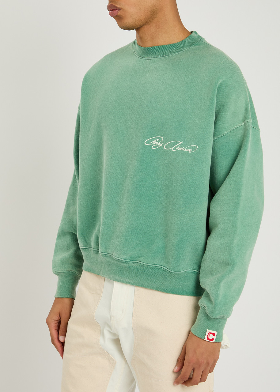 Cherry Los Angeles Printed Cotton Sweatshirt