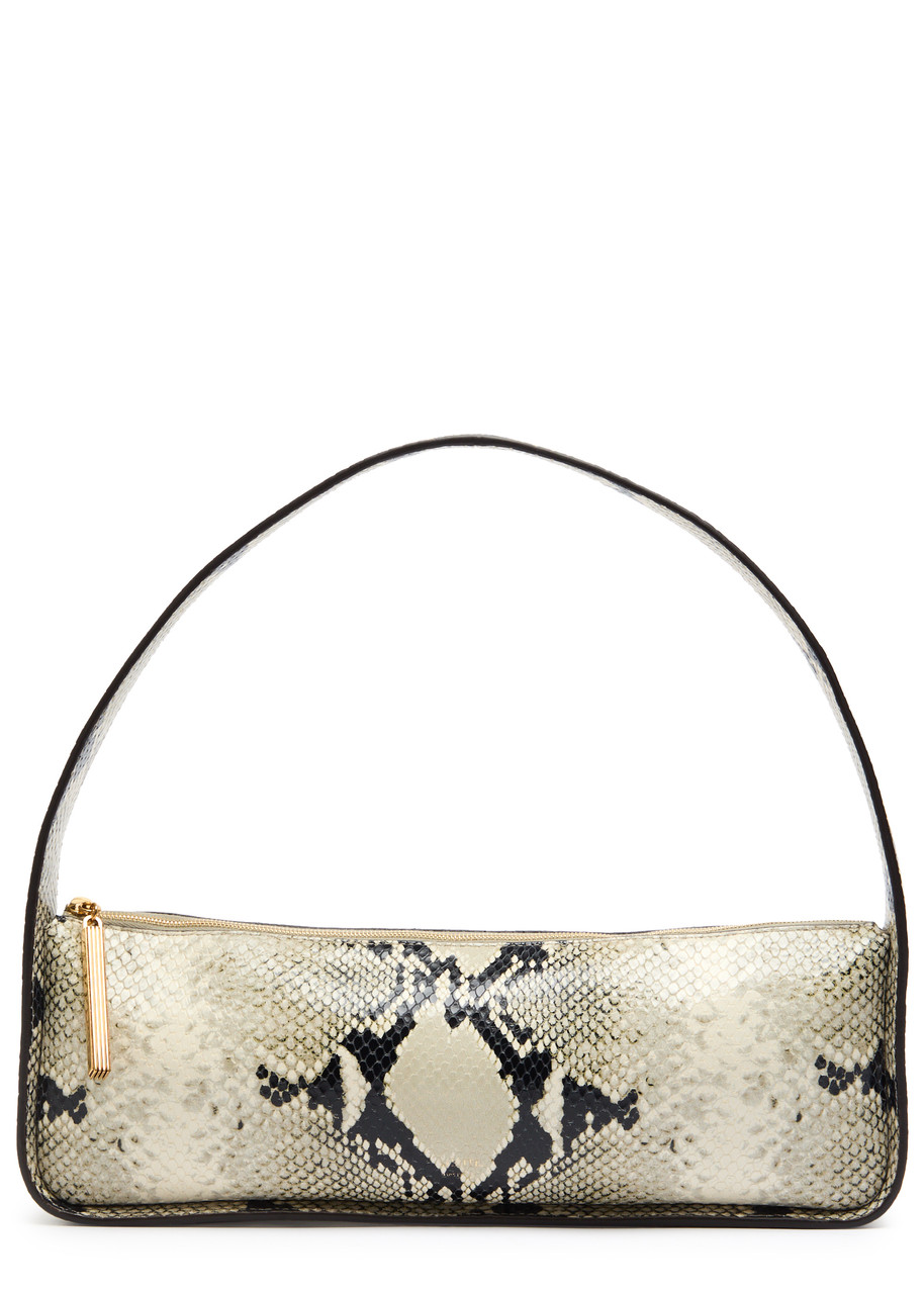 Khaite Lori Python-embossed Leather Shoulder Bag