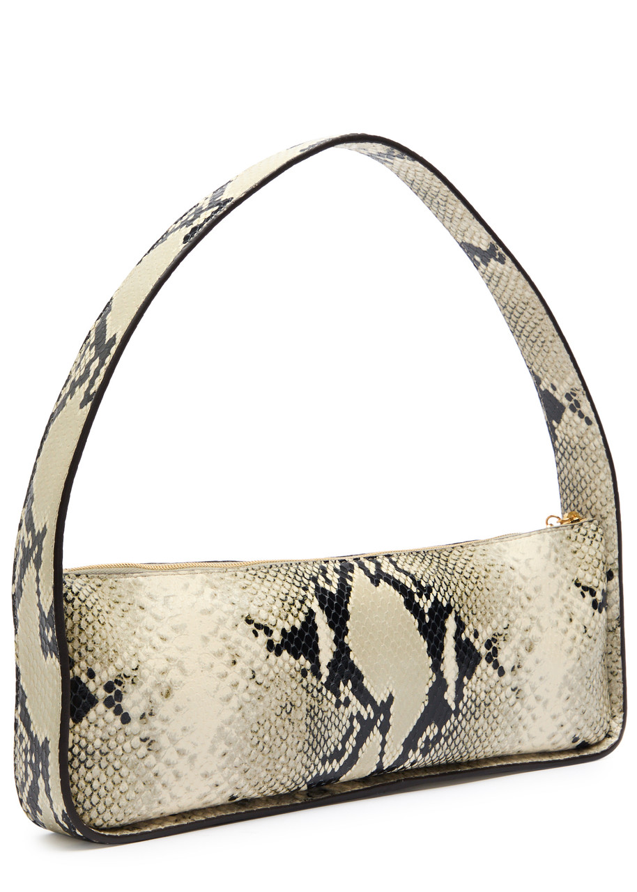 Khaite Lori Python-embossed Leather Shoulder Bag