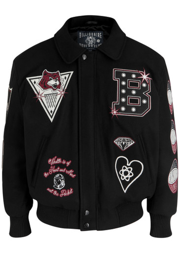 Billionaire Boys Club スタジャン L 黒/白 Billionaire Boys Club Varsity Jacket | Hypebeast