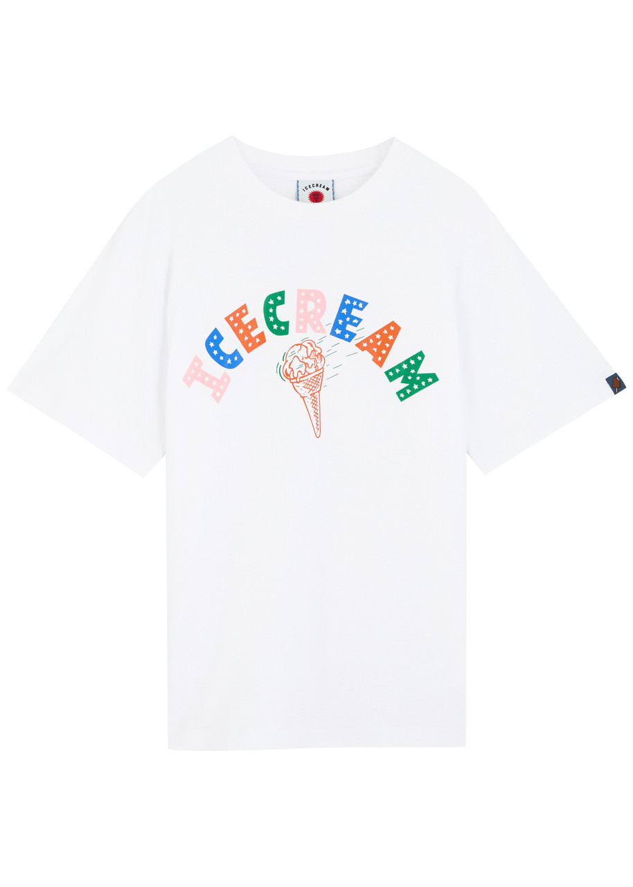 Ice Cream Logo-print Cotton T-shirt