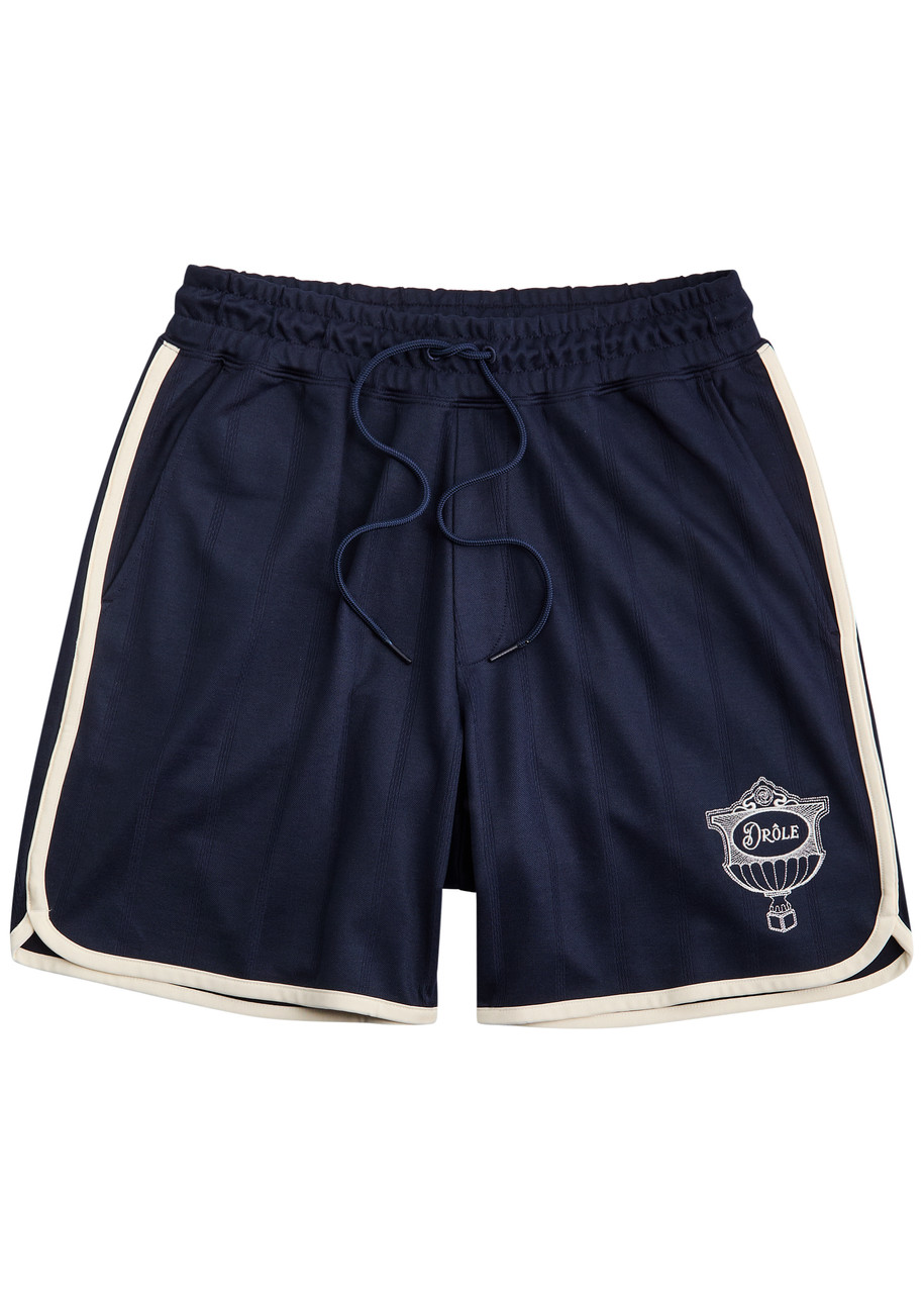 Drôle De Monsieur Drawstring-waist Shorts In Blue