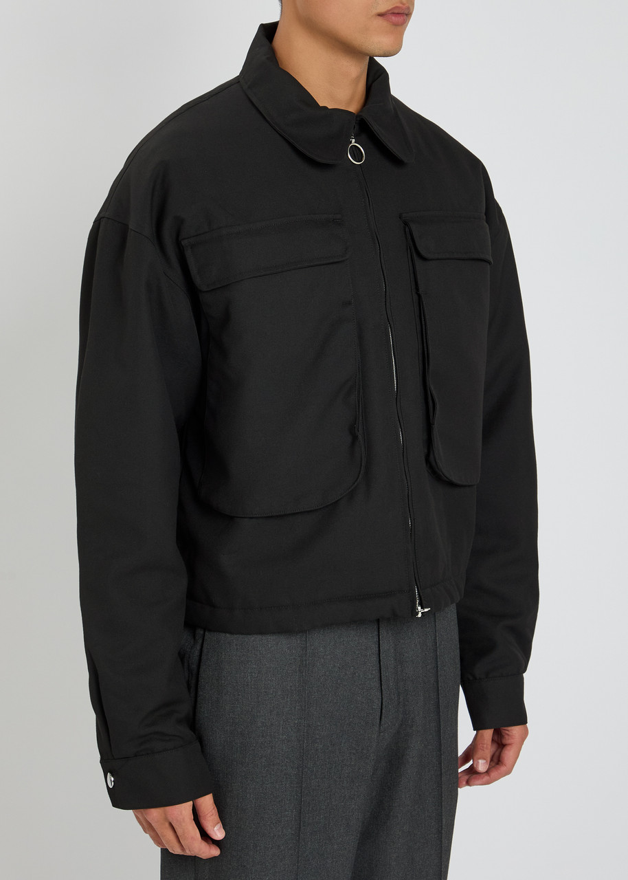  About Blank Utility Canvas Jacket - Green - L 
