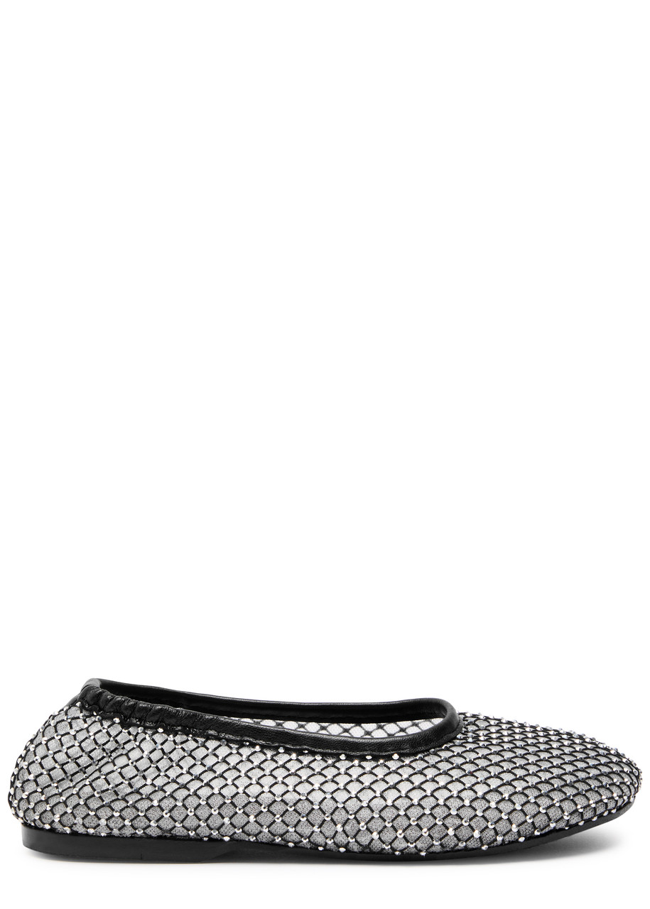 Alohas Lorain Mesh Glow Ballet Flats - Black - 40 (IT40/ UK7)