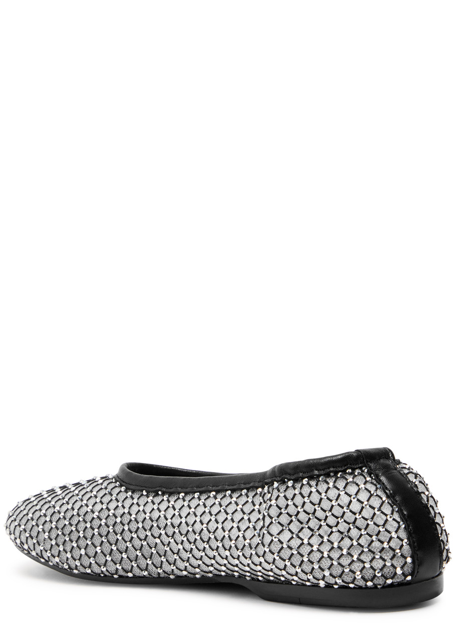 Alohas Mesh Upper Ballerinas With Shimmering Embellishments