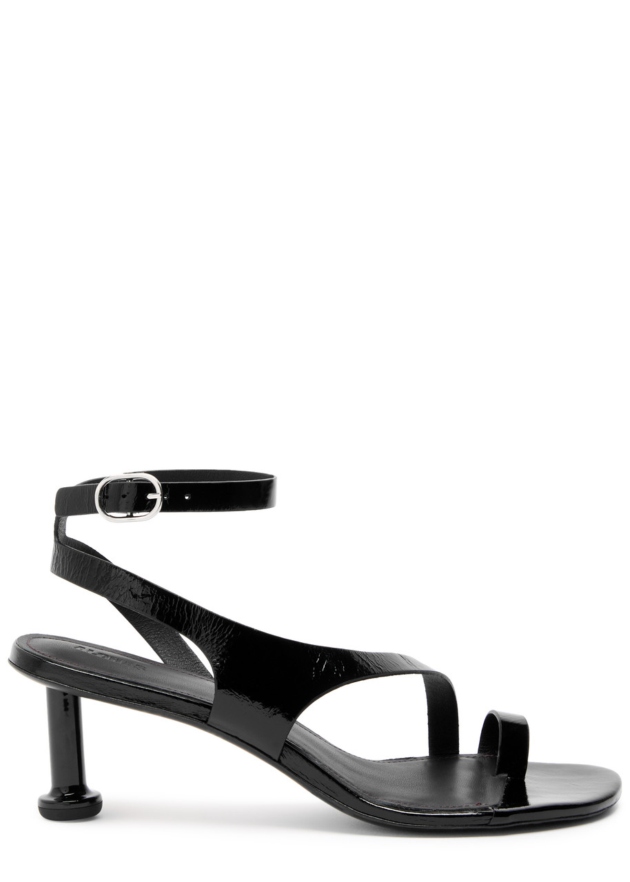Alohas Miquela Onix Patent Leather Sandals - Black - 41 (IT41/ UK8)
