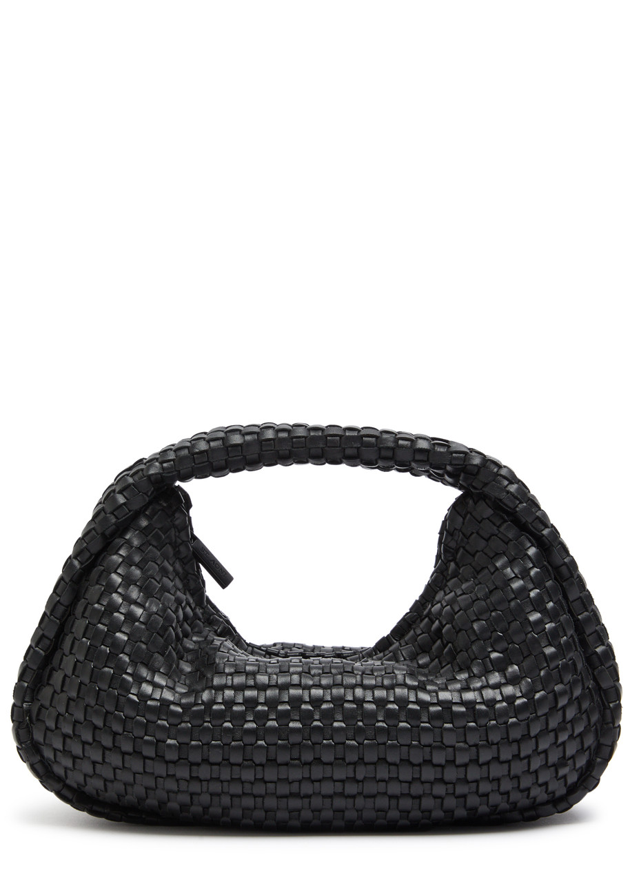 St Agni St. Agni Latice Weave Mini Bon Bon Leather Shoulder Bag