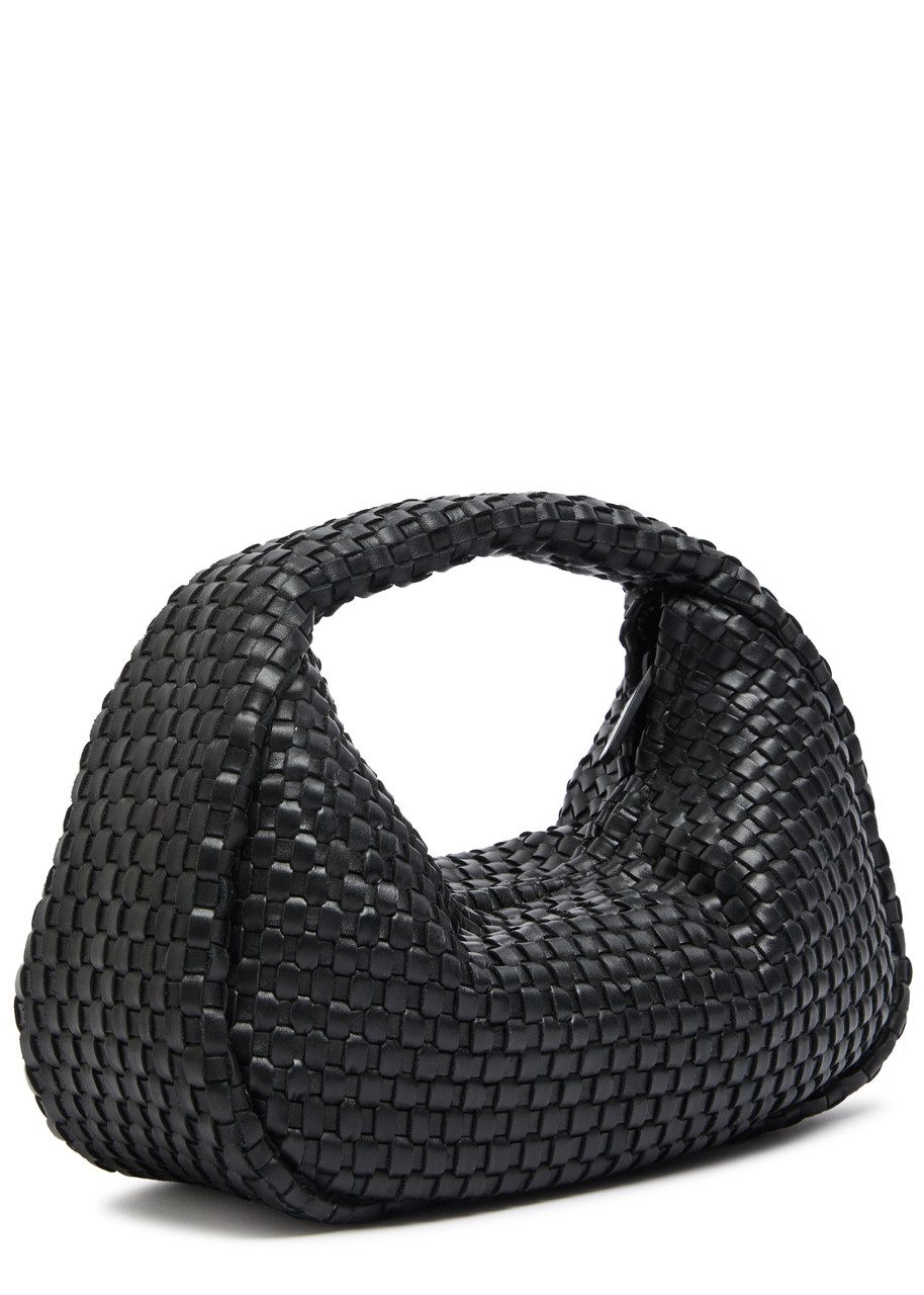 St Agni St. Agni Latice Weave Mini Bon Bon Leather Shoulder Bag