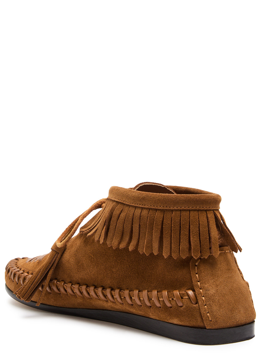 Isabel Marant Étoile Felsa Fringed Suede Loafers