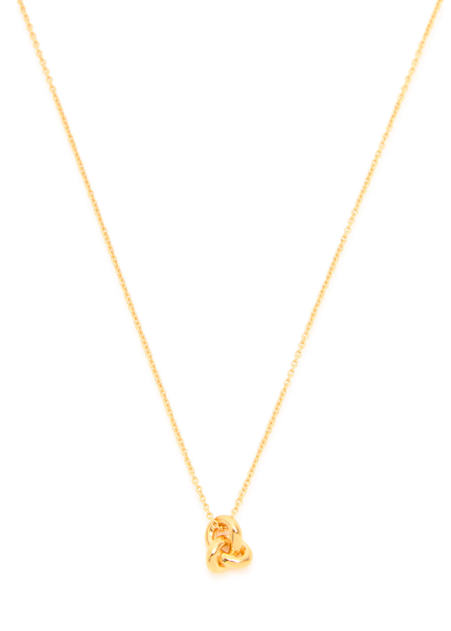 Otiumberg Mini Knot 14kt Gold Vermeil Necklace