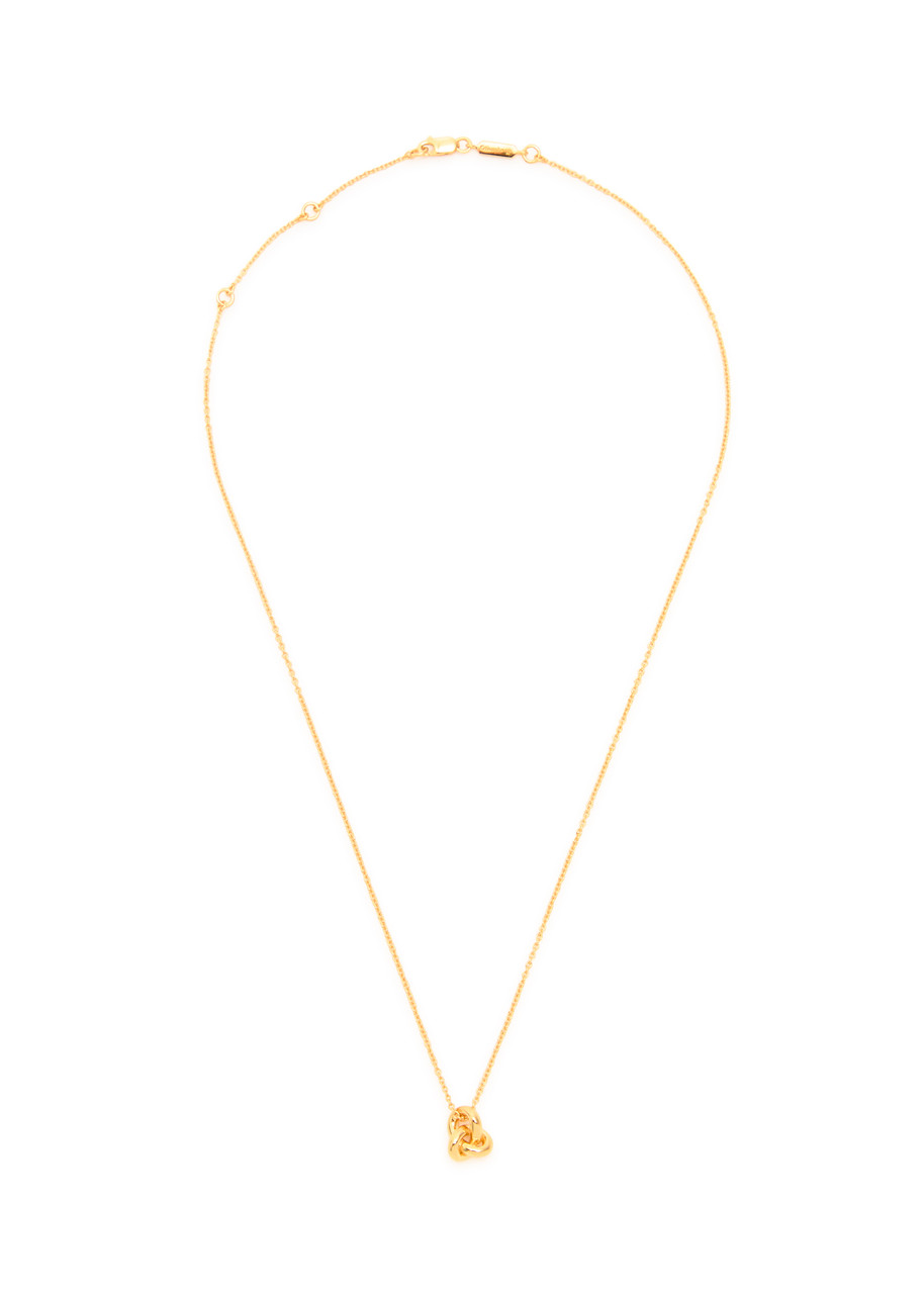 Otiumberg Mini Knot 14kt Gold Vermeil Necklace