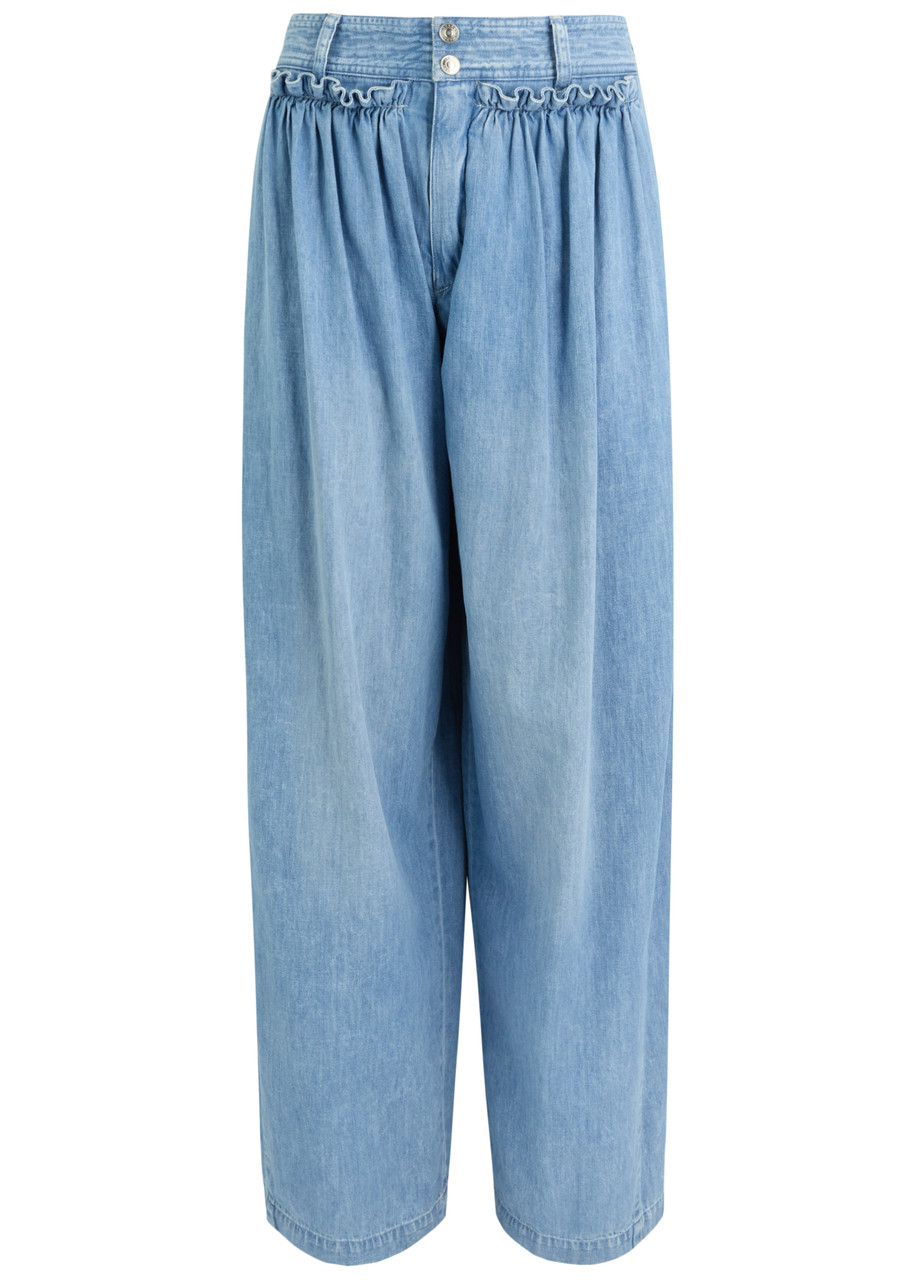 Isabel Marant Inaya Barrel-leg Denim Trousers