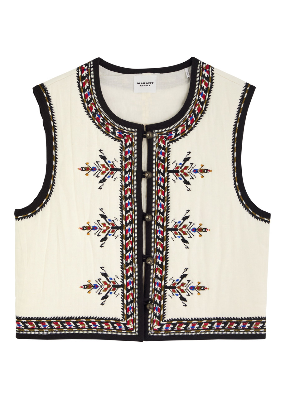 Isabel Marant Étoile Isabel Marant Etoile Zeana Embroidered Vest