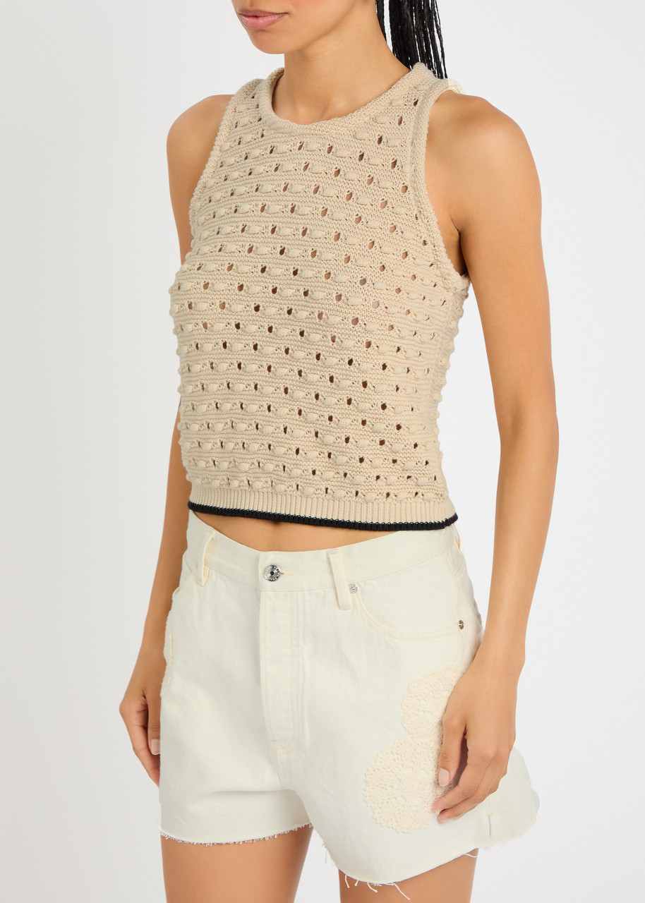 Frame The Bauble Open-knit Tank
