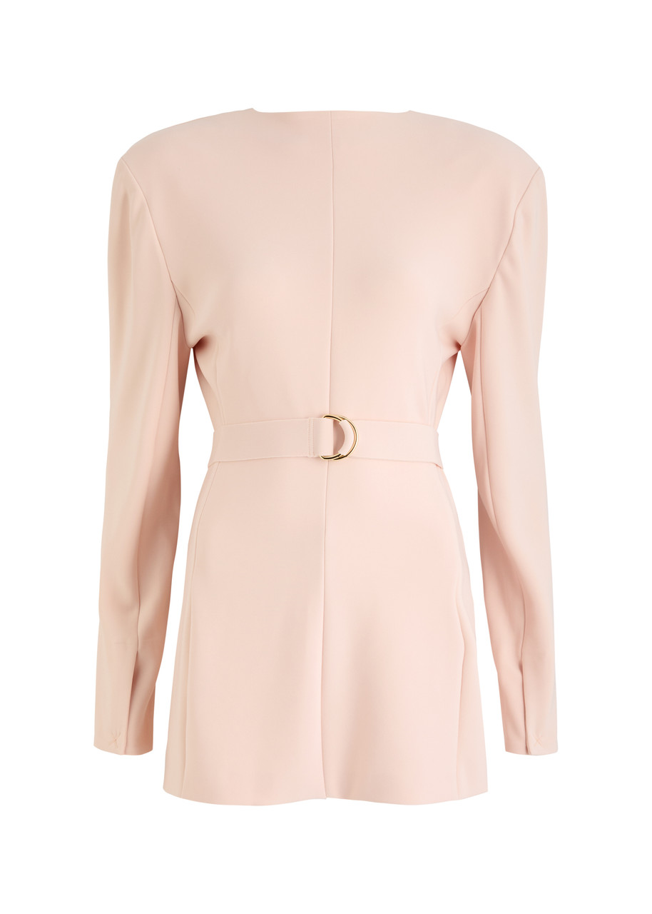 Norma Kamali Shoulder Pad Stretch-jersey Jacket