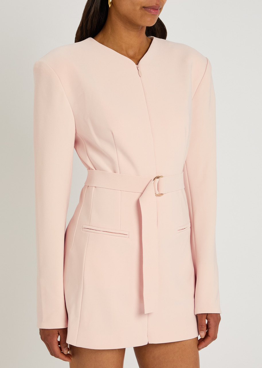 Norma Kamali Shoulder Pad Stretch-jersey Jacket