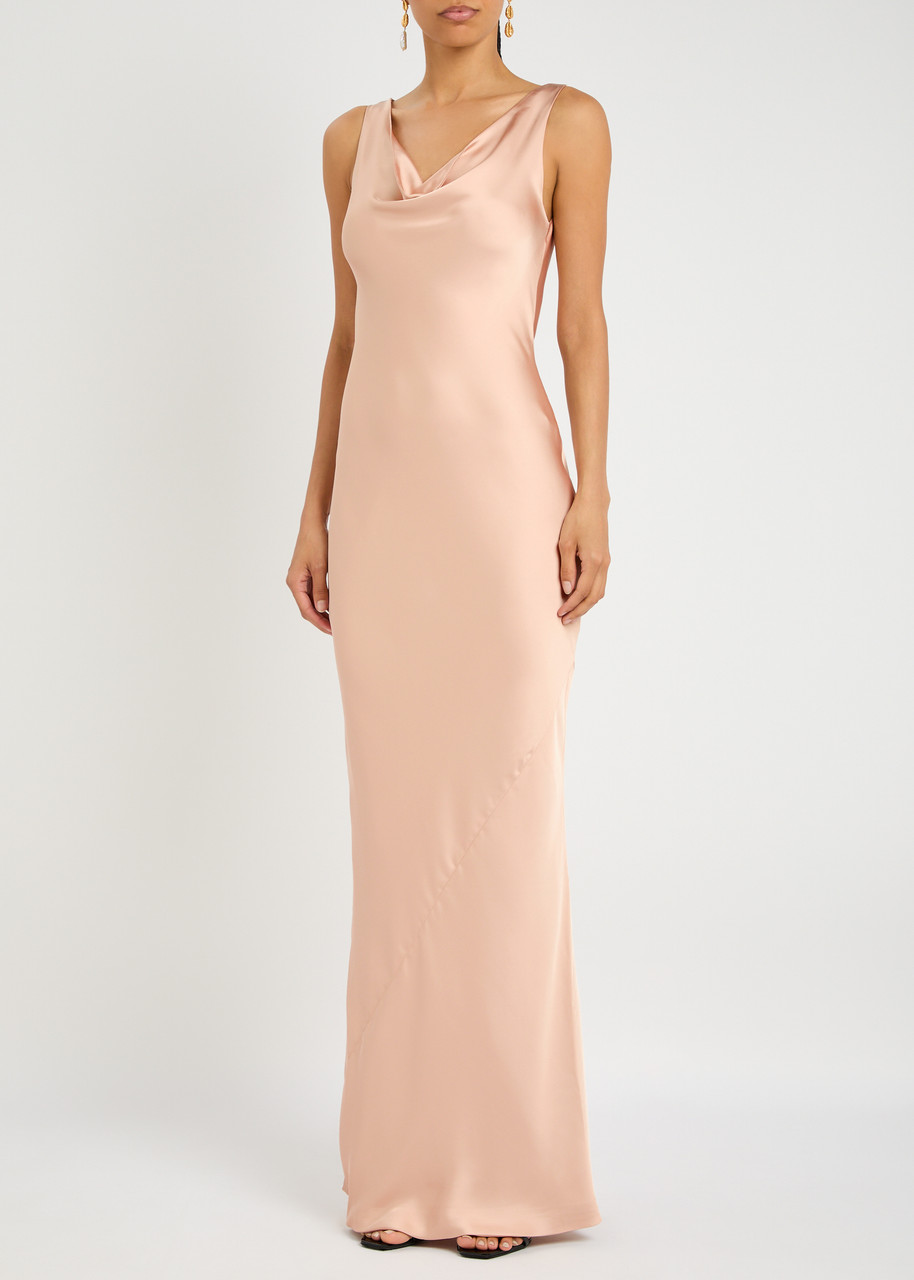 NORMA KAMALI NORMA KAMALI MARIA SATIN GOWN