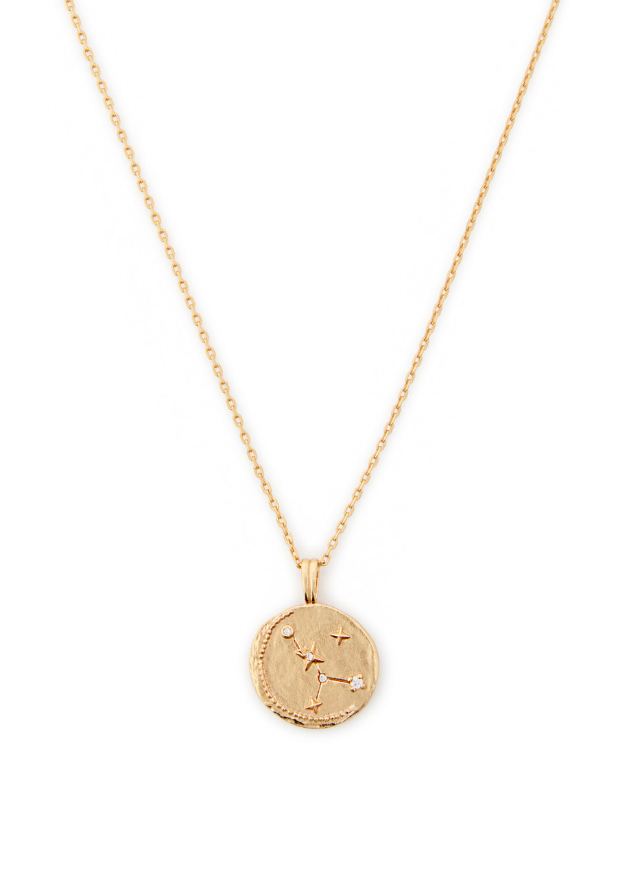 Astrid & Miyu Cancer 18kt Gold-plated Necklace