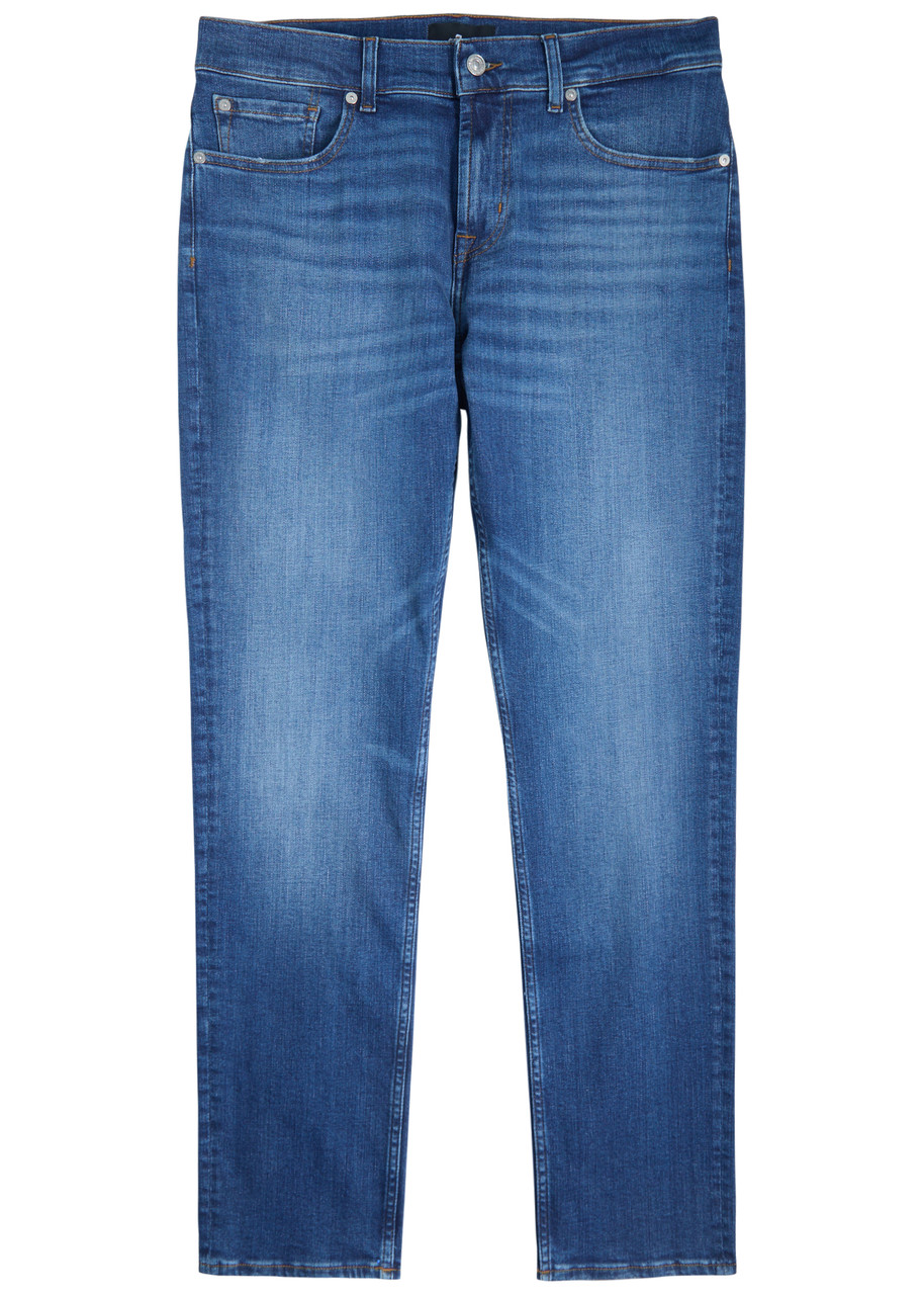 7 For All Mankind Slimmy Tapered-leg Jeans