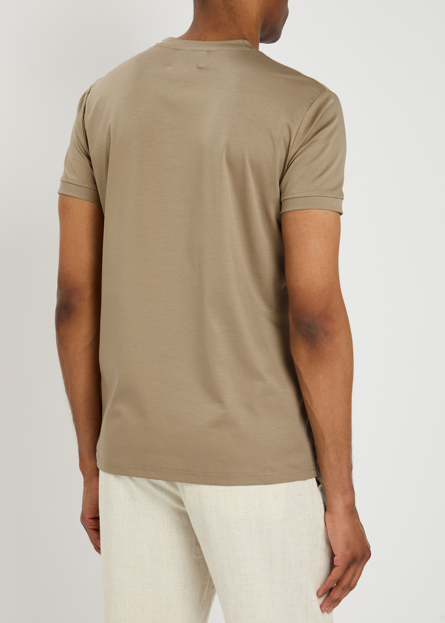  Raith Luxe Mercerized Cotton T-shirt - Beige - L 