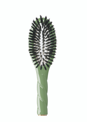 LA Bonne Brosse N.01 The Small Shine & Care Hair Brush The Universal Almond Green