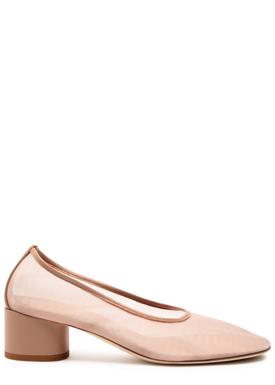 Dear Frances Balla Mesh Pumps In Brown