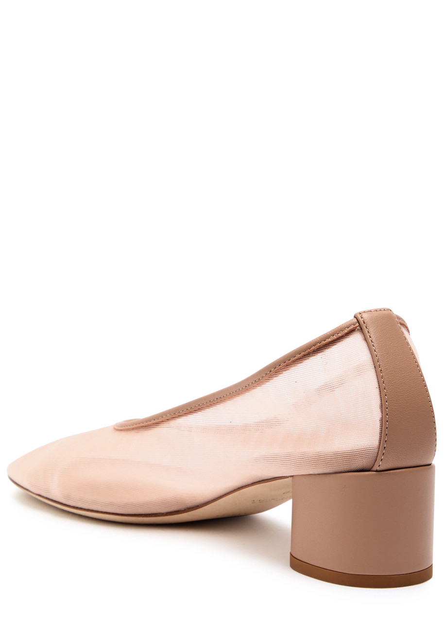 Dear Frances Balla Mesh Pumps In Brown