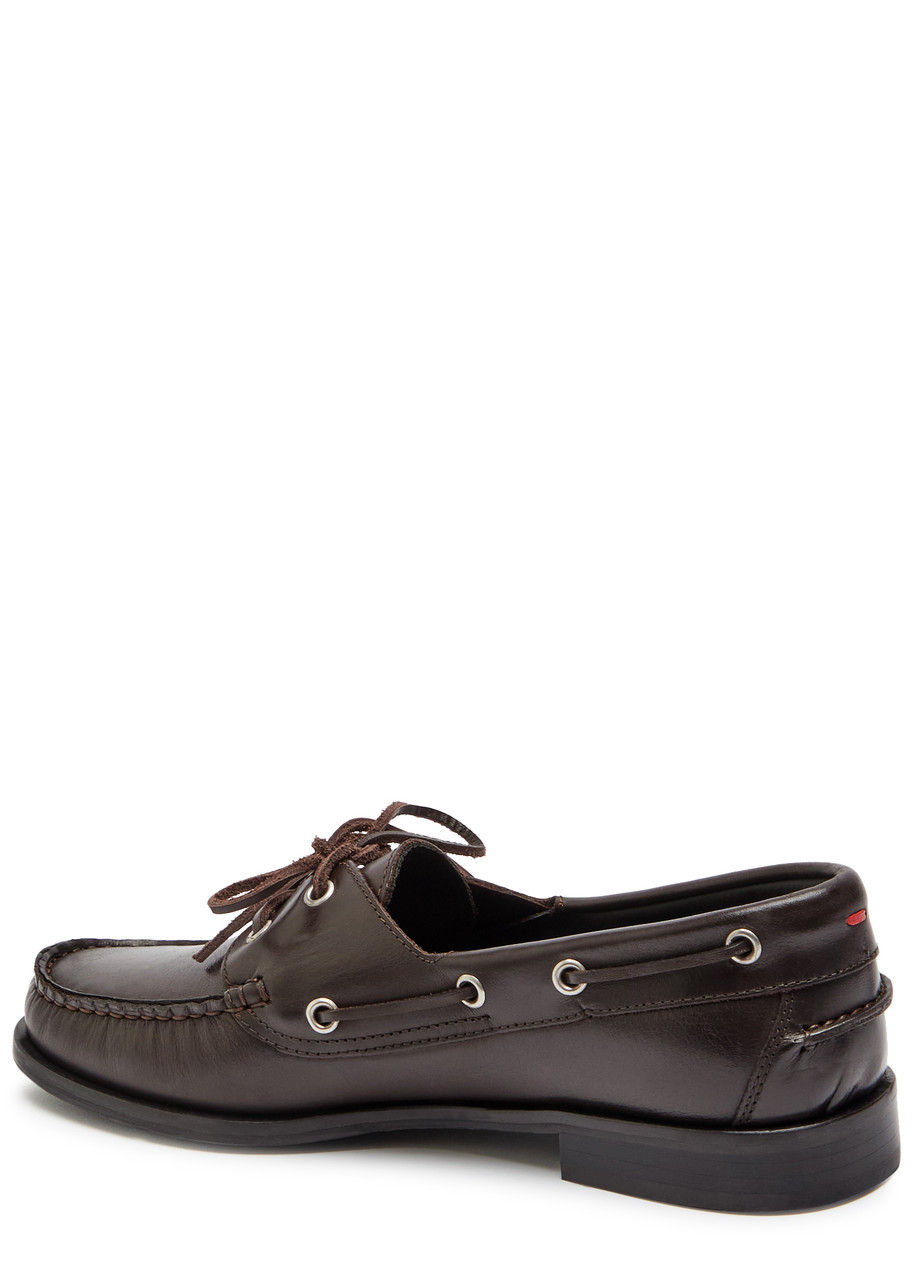 Aeyde Women Brown Leather Loafers, 8.5 Luxury Loafers & Drivers For Women Darveys In Black