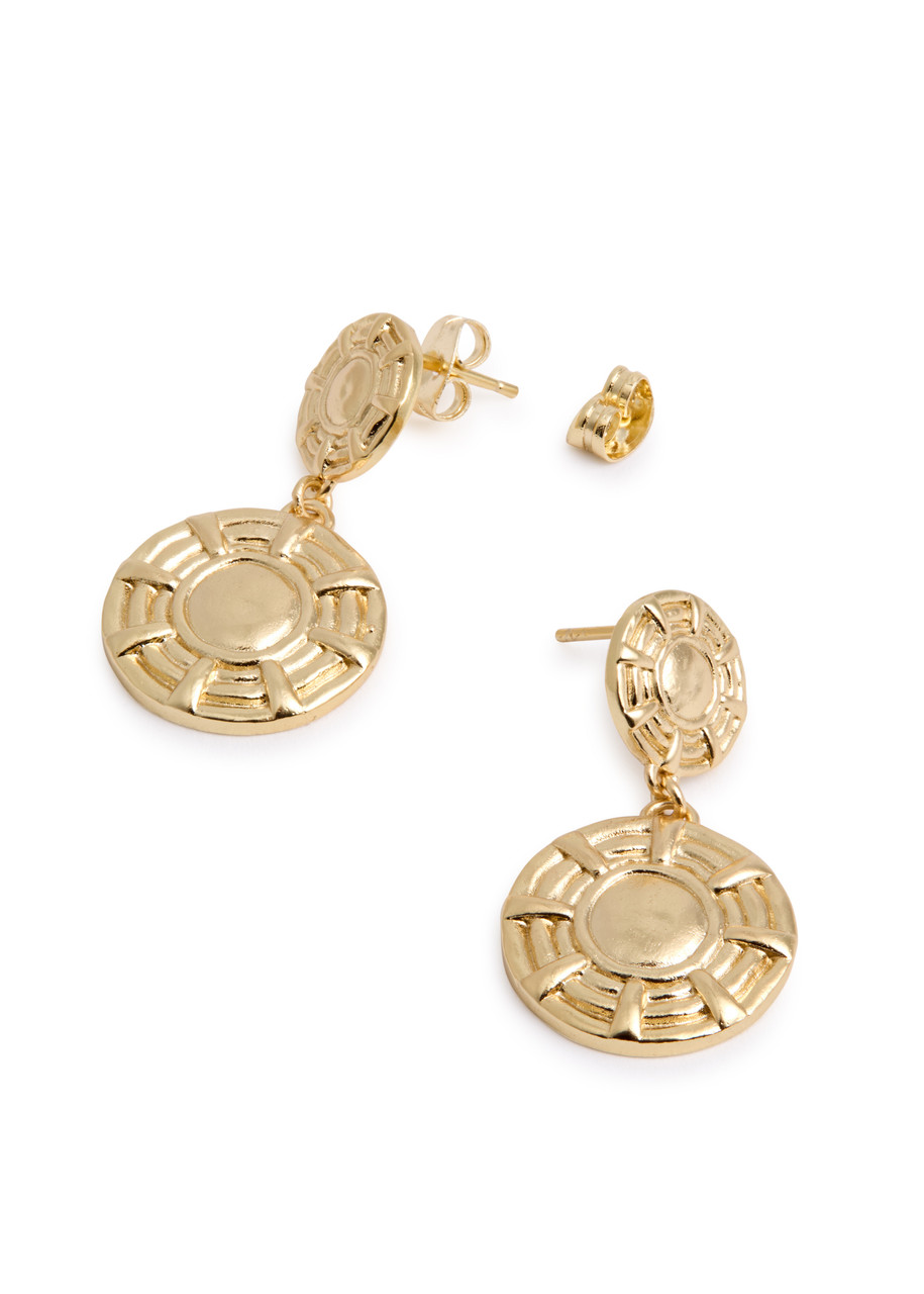 Daisy London Apollo 18kt Gold-plated Drop Earrings
