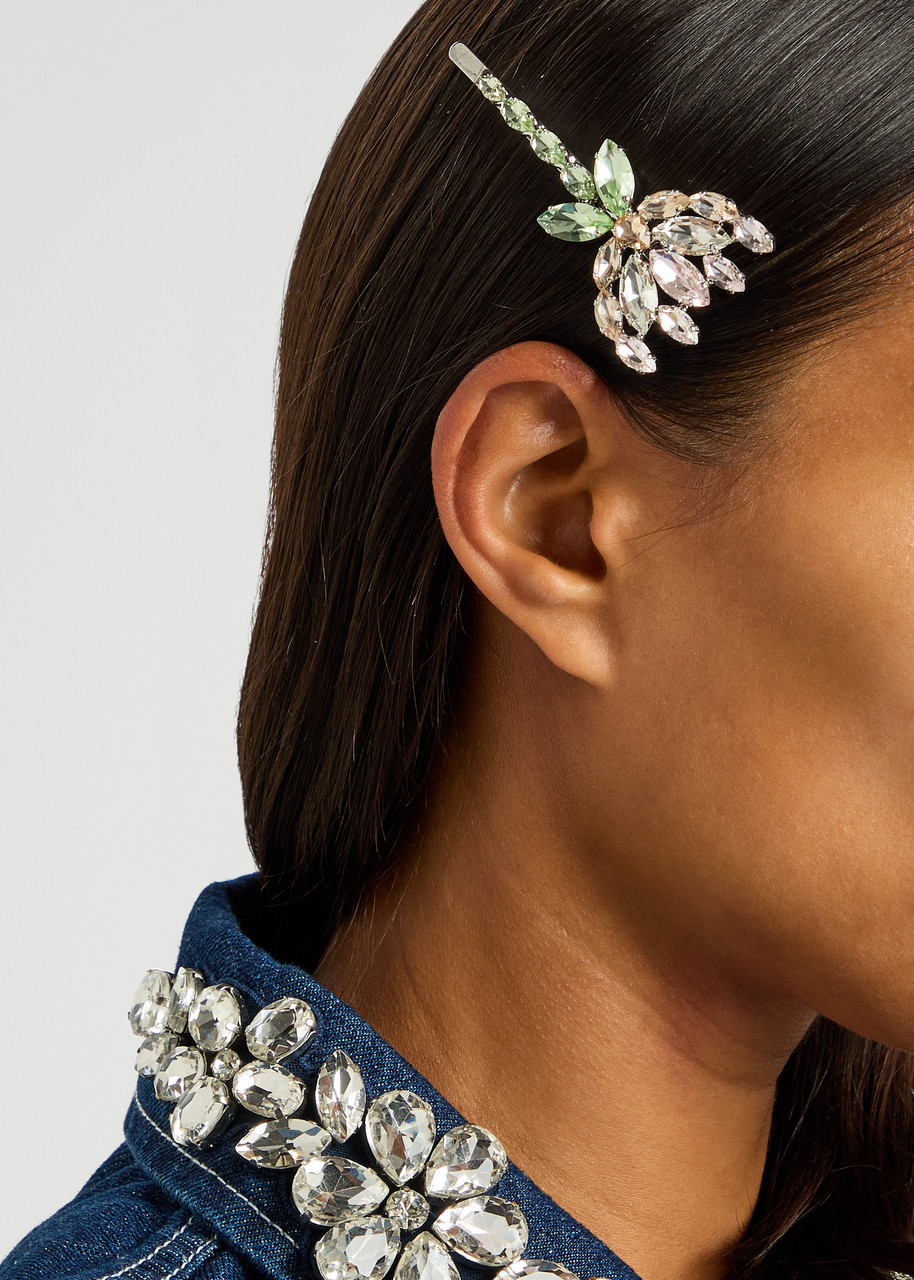 Simone Rocha Carnation Floral-embellished Hair Clip