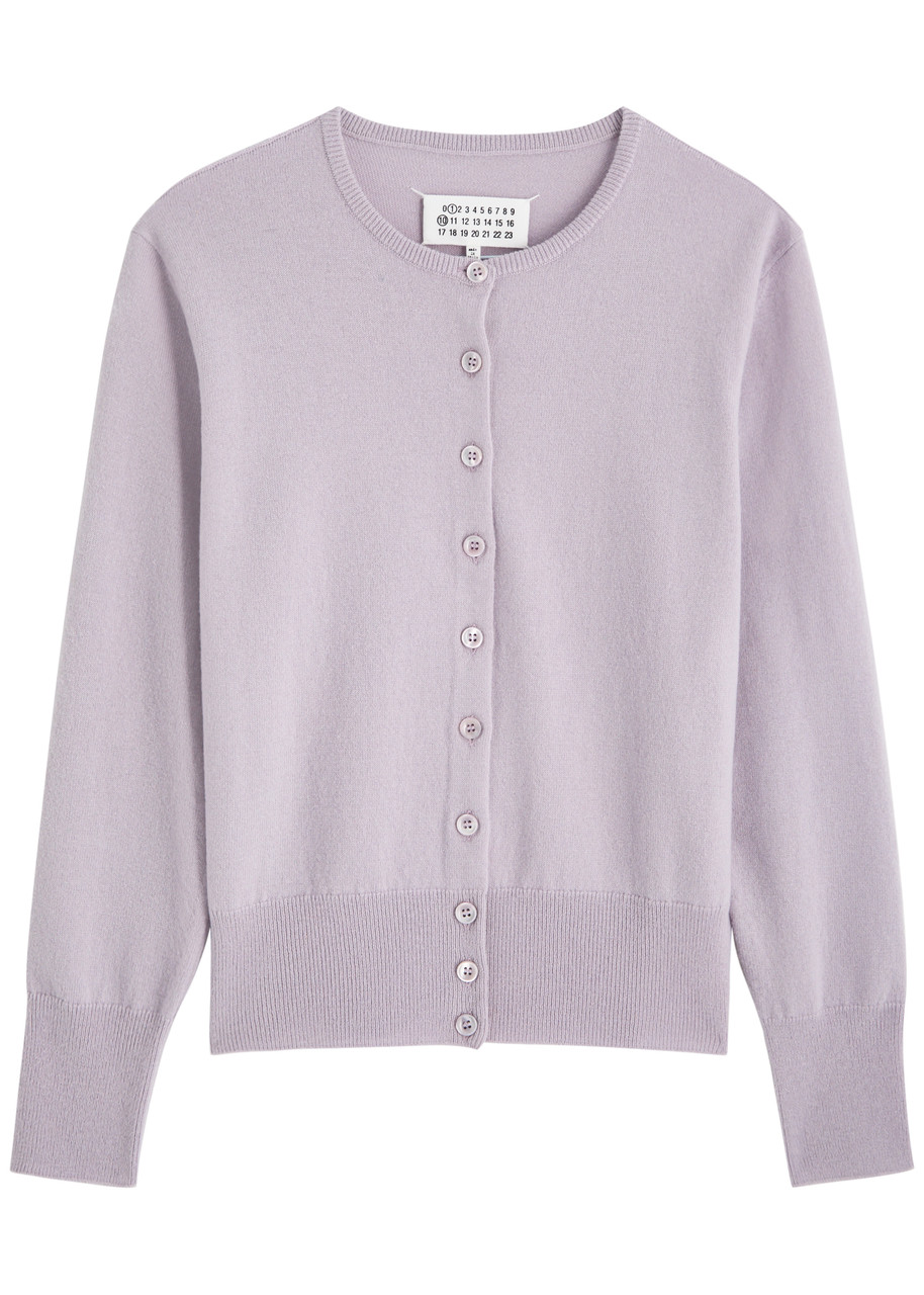Maison Margiela Wool Cardigan - Lilac - S (UK8-10 / S)