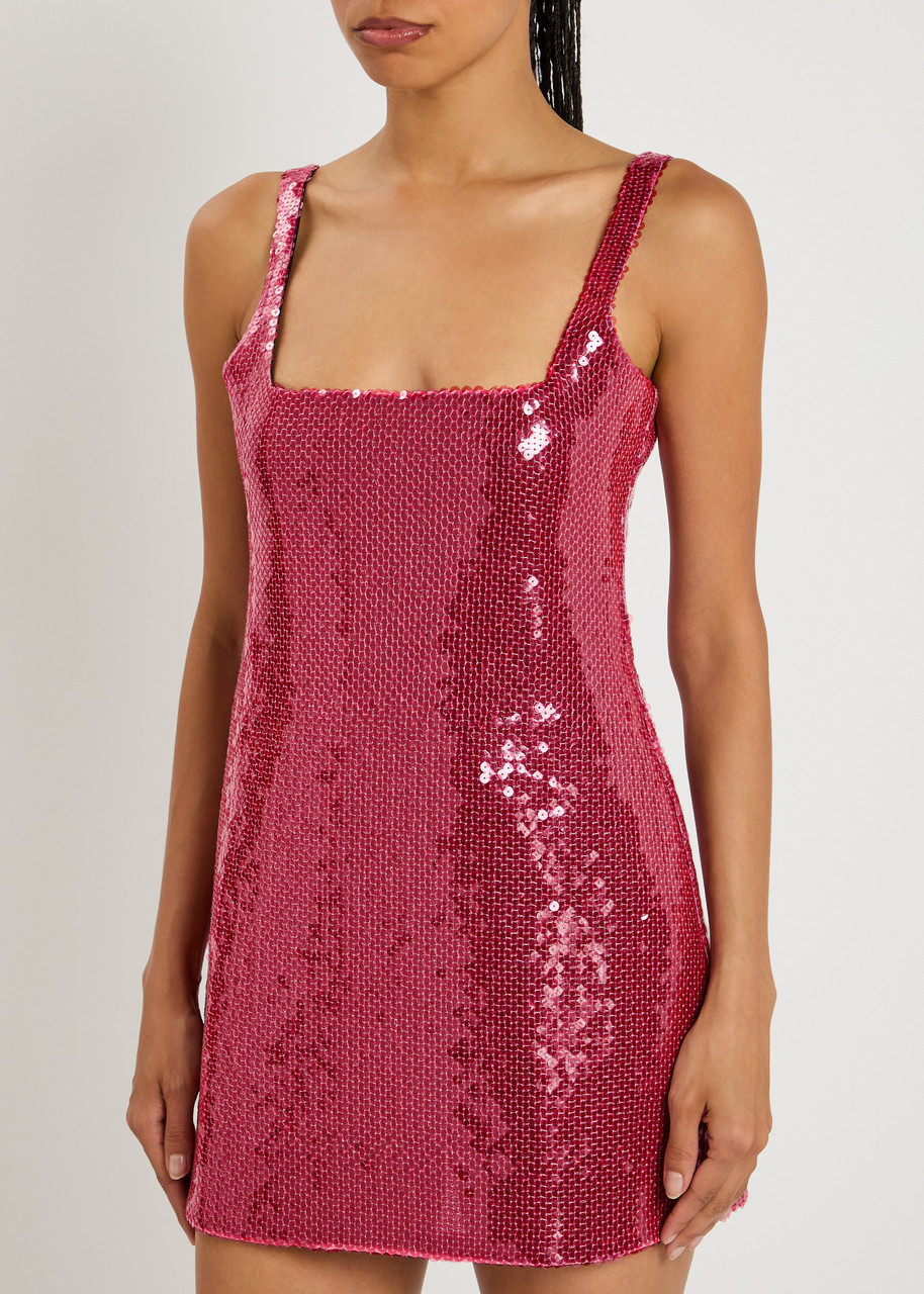 16arlington 16 Arlington Sior Sequined Mini Dress