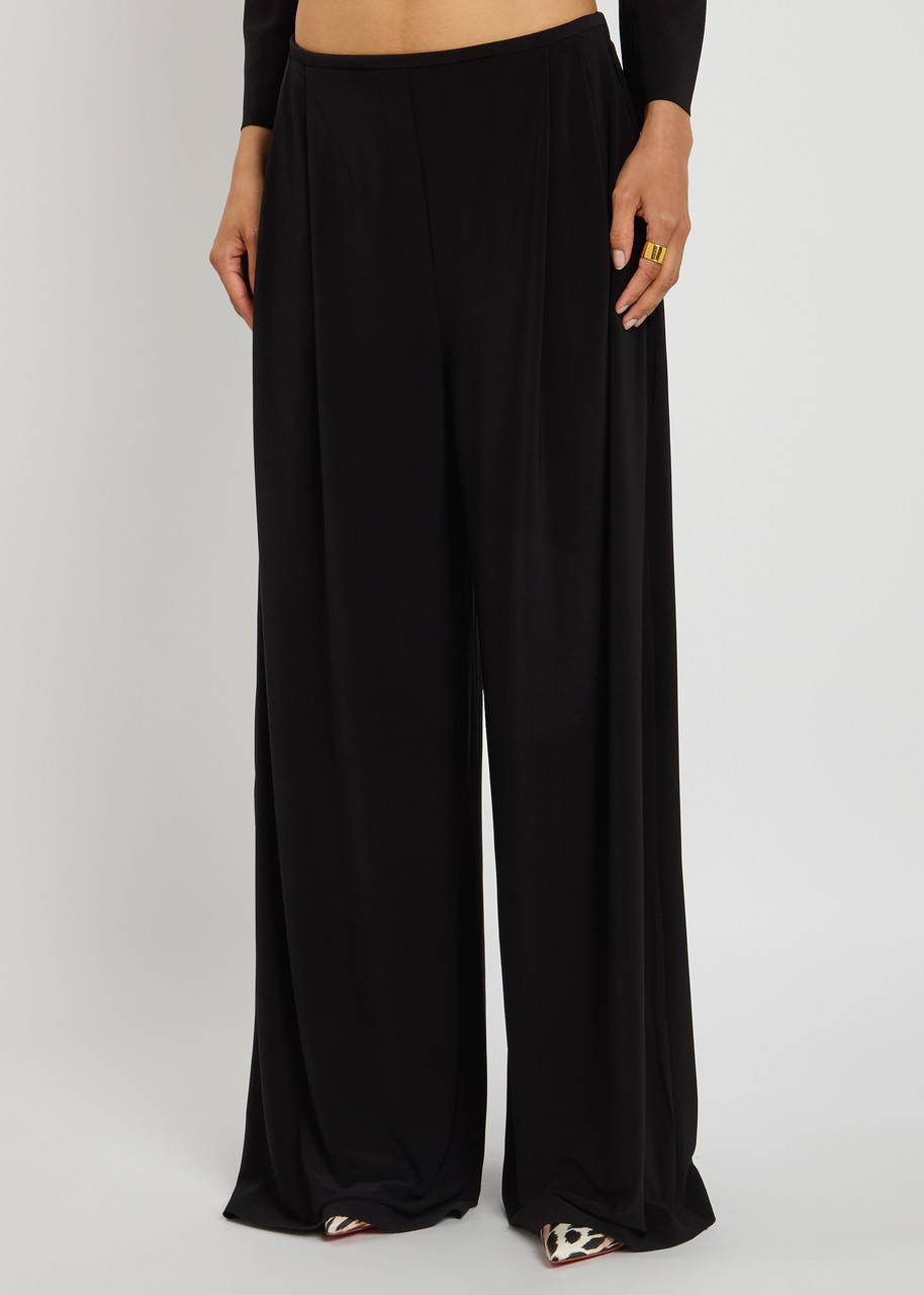 Norma Kamali Mens Pleat Stretch-jersey Trousers