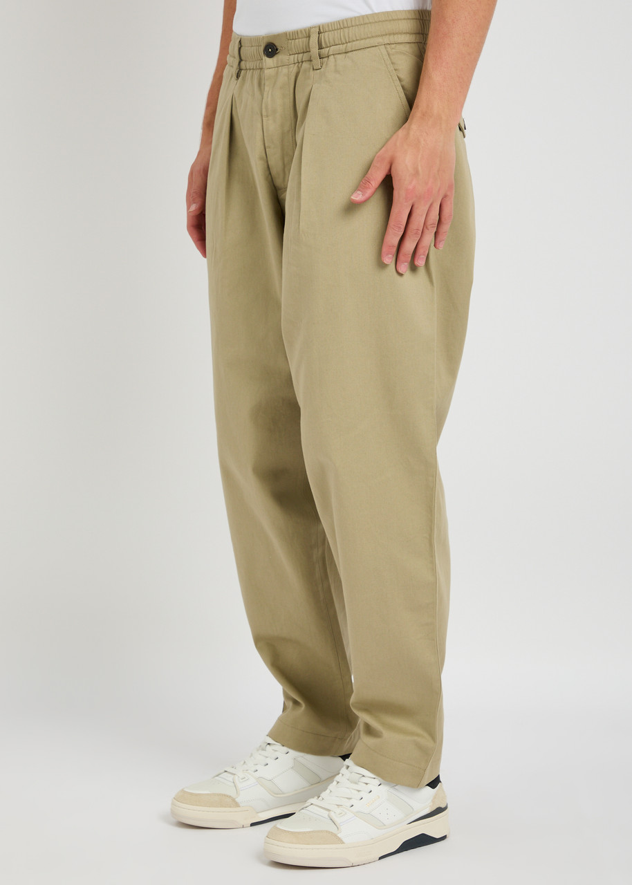 Universal Works Pleated Cotton-twill Trousers