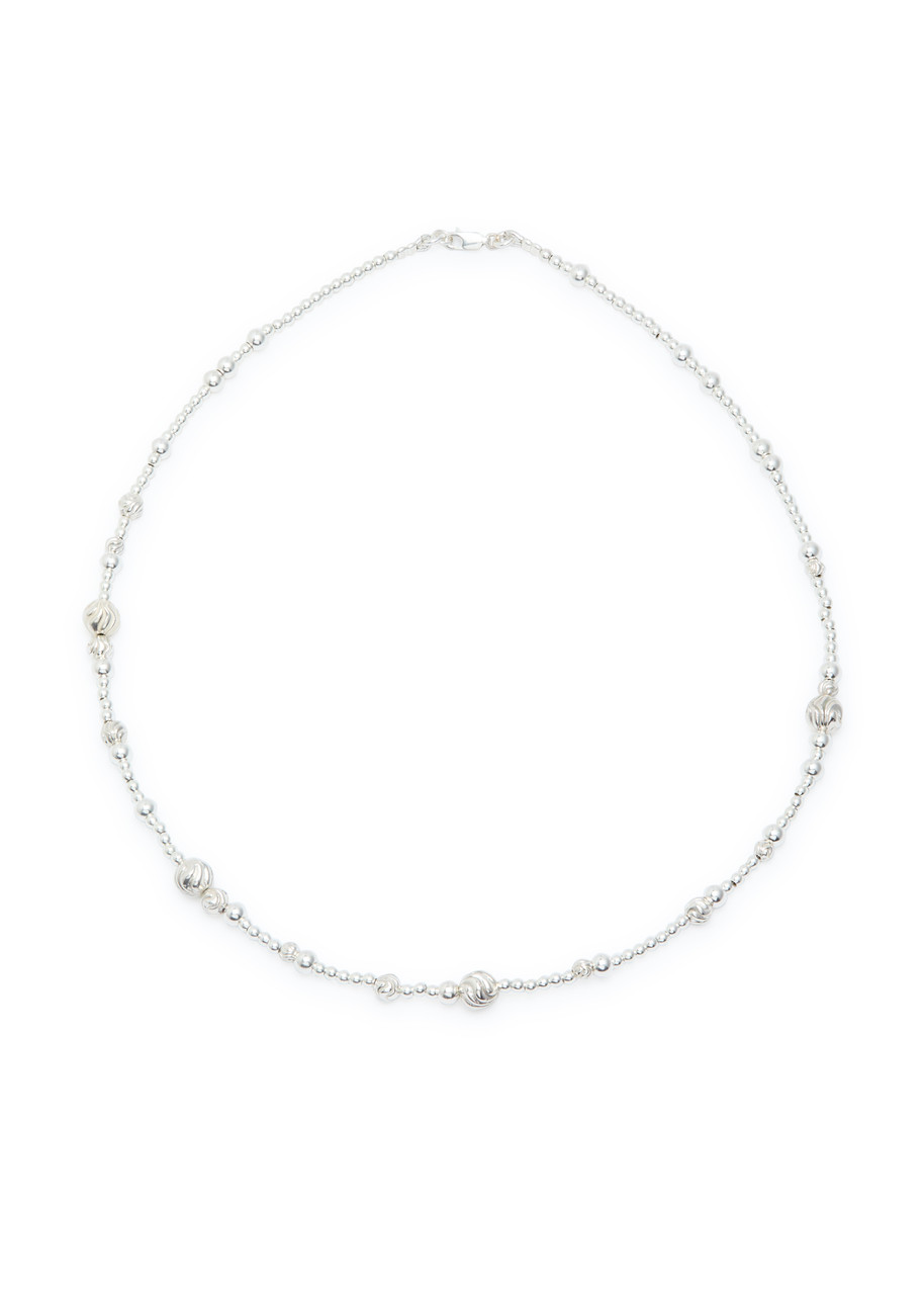 Sapir Bachar Eternity Beaded Sterling Silver Necklace - One Size