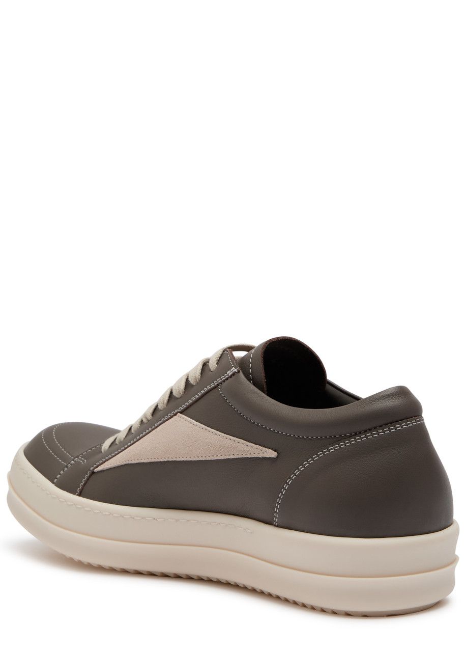 Rick Owens Gray Hollywood Vintage Sneakers In Gray