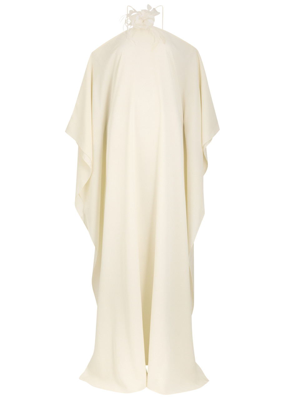 Taller Marmo Sza Sza Kaftan Garden Crepe Maxi Kaftan Dress