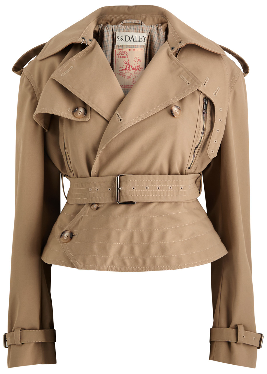 SS Daley Eliza Cotton Trench Coat - Beige - L (UK14 / L)
