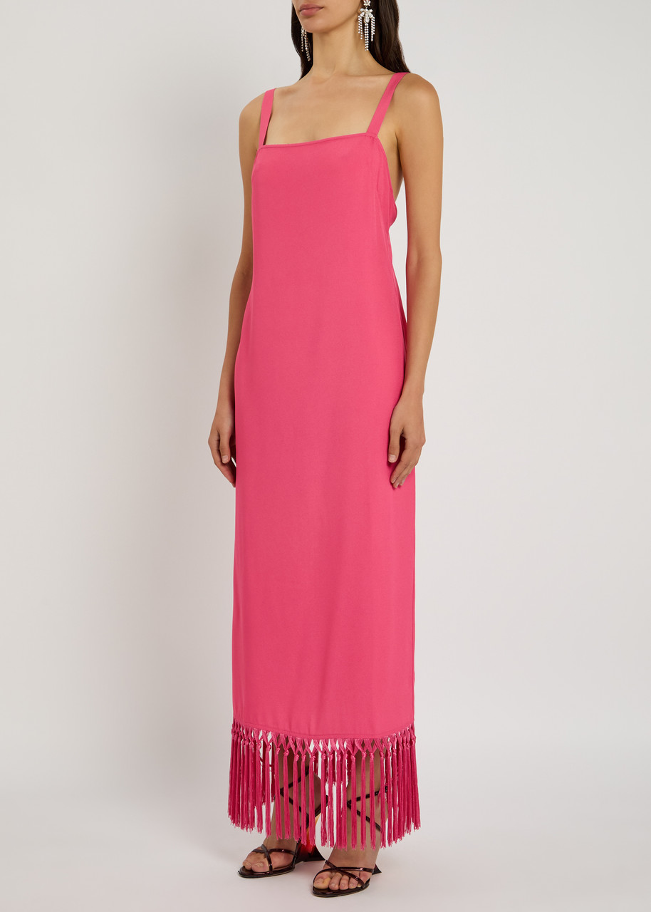 Taller Marmo Palermo Fringed Maxi Dress