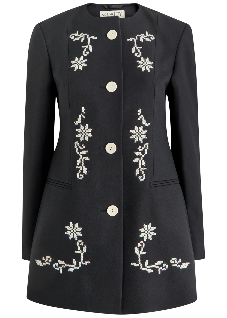 S.s. Daley Ss Daley Ophelia Woven Jacket In Black
