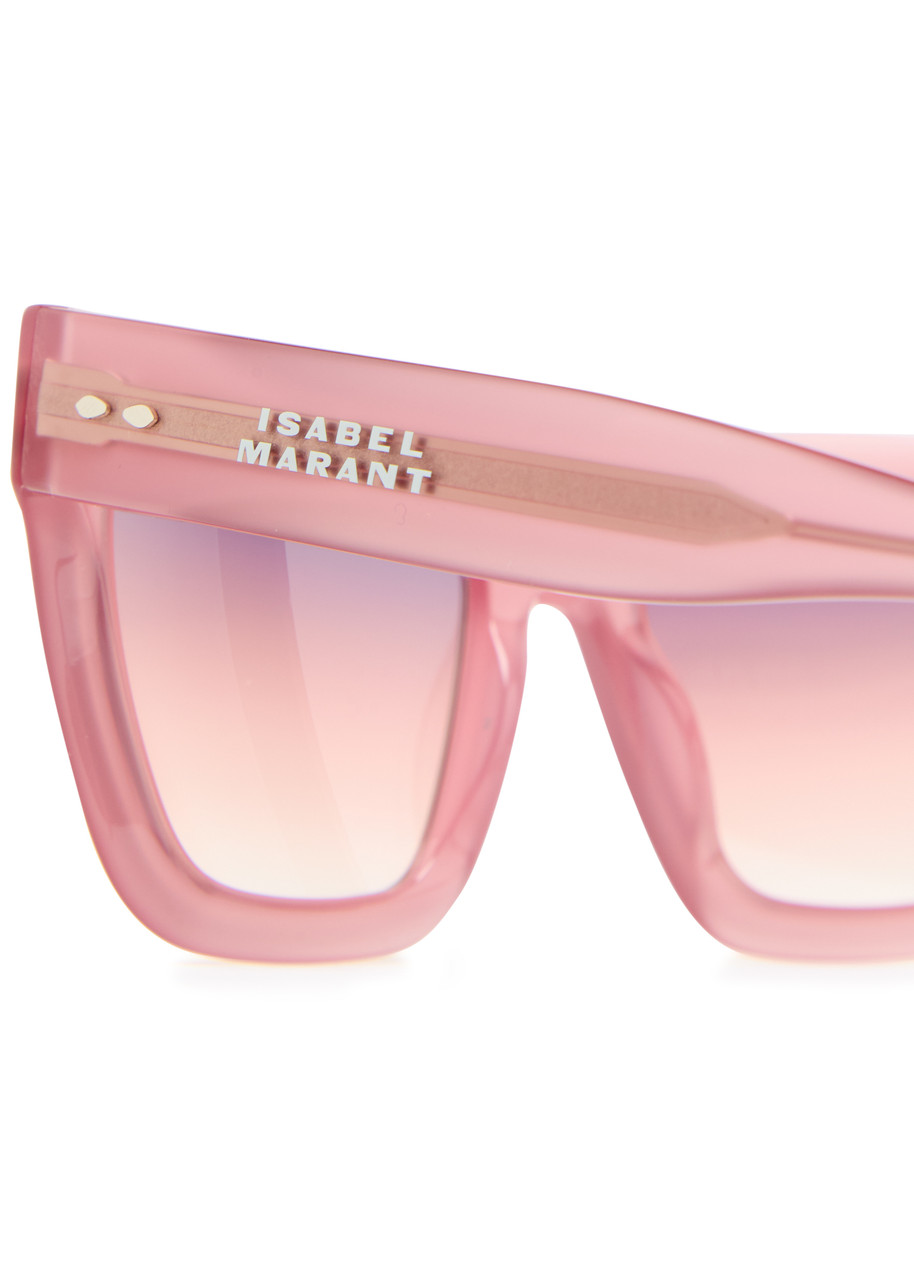  Isabel Marant Oversized Cat-eye Sunglasses - Pink - One Size 