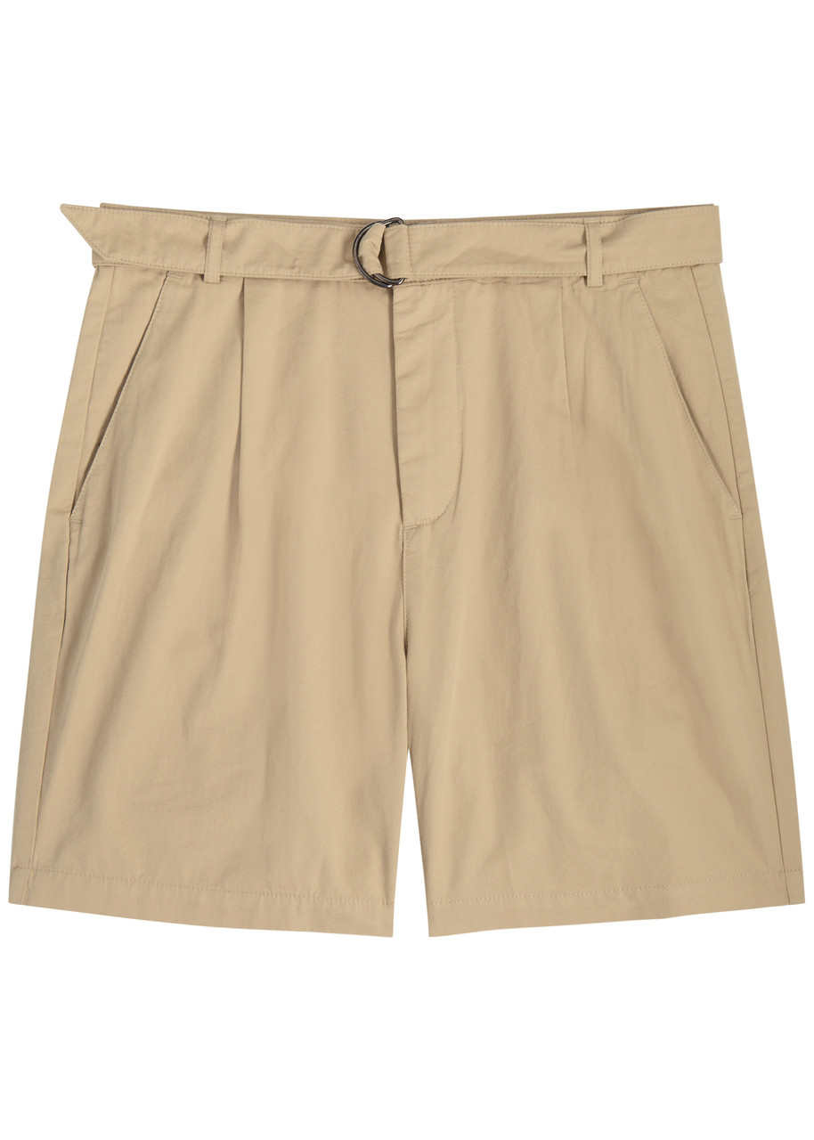 Oliver Spencer Belted Cotton Shorts