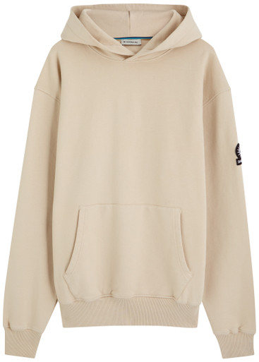 SANDBANKS Badge Logo hooded cotton sweatshirt Harvey Nichols