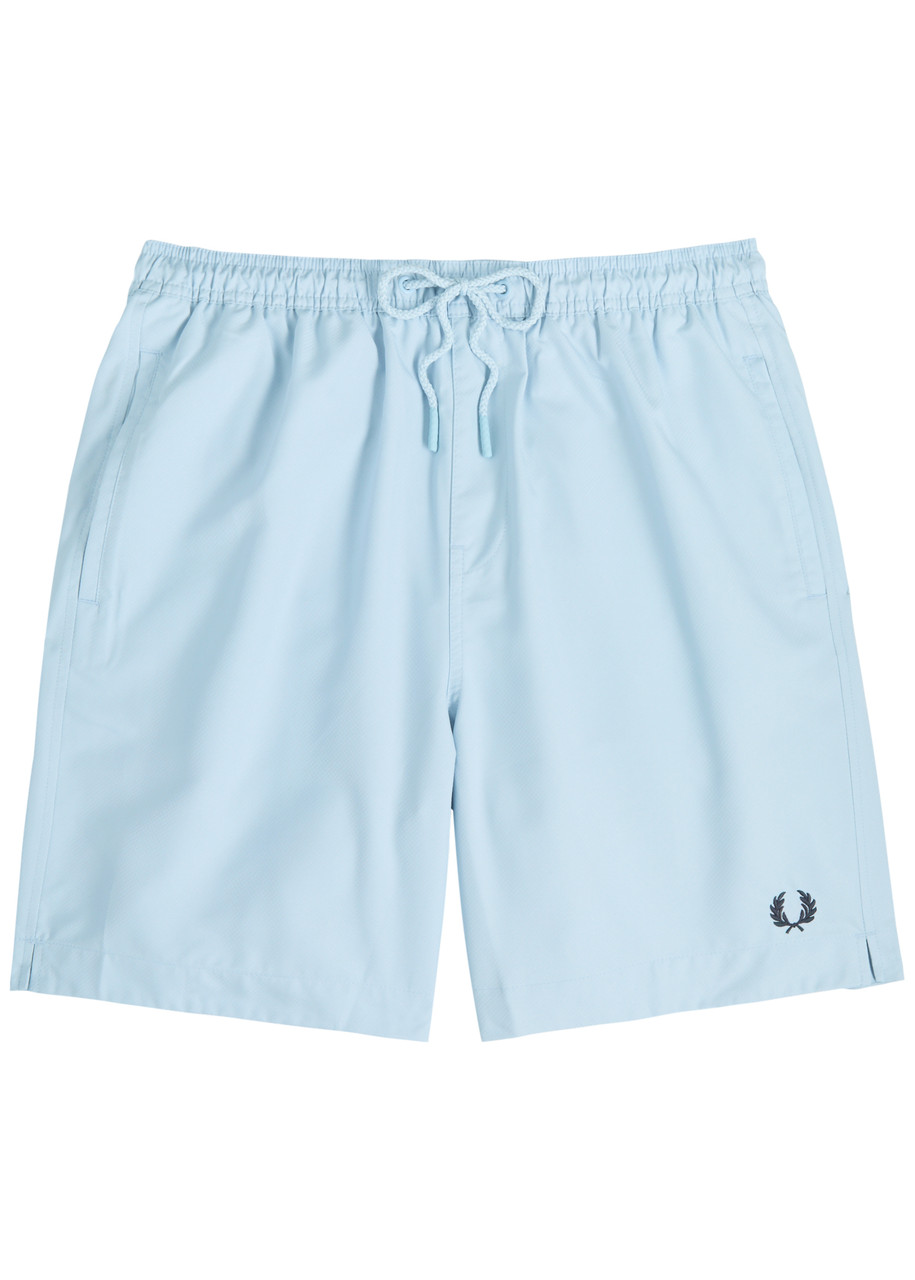 Fred Perry Logo-embroidered Shell Swim Shorts