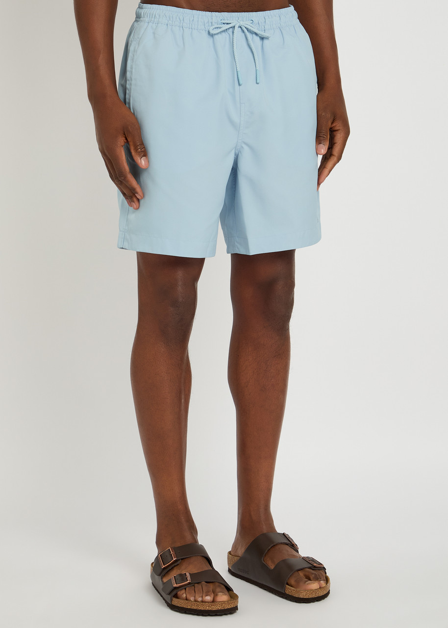 Fred Perry Logo-embroidered Shell Swim Shorts