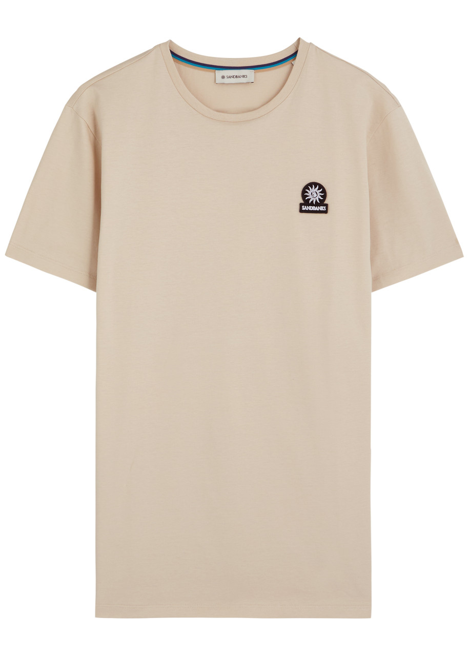 Sandbanks Logo Cotton T-shirt - Grey - M