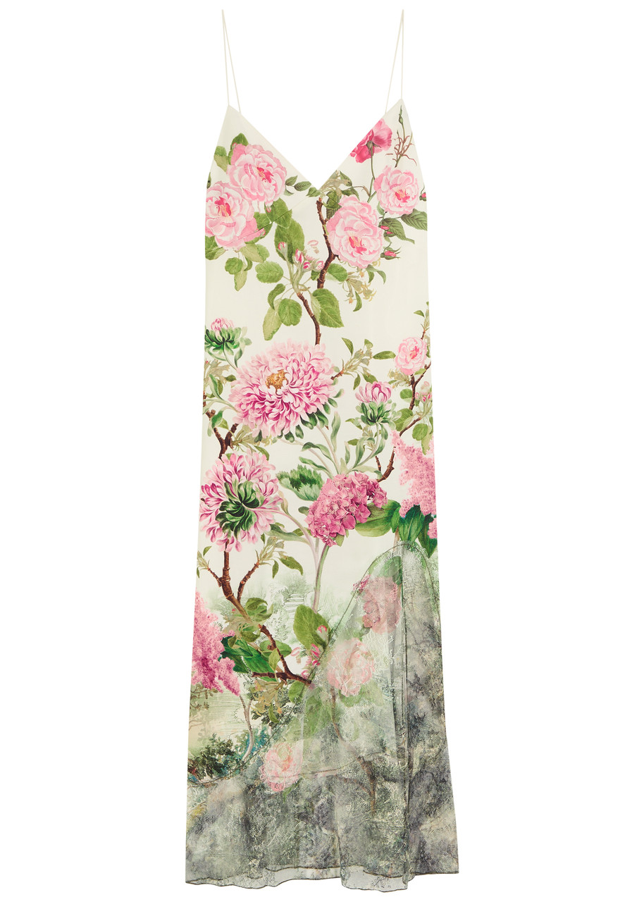 Alice And Olivia Alice + Olivia Printed Midi Dress