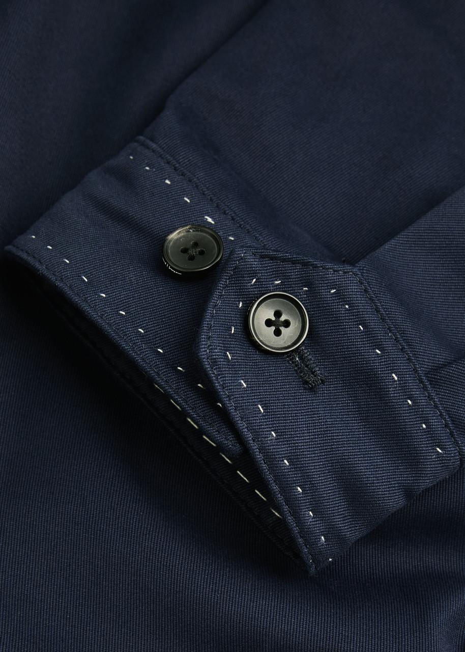  Second Layer Herman Twill Jacket - Dark Blue - 46 (it46 / S) 