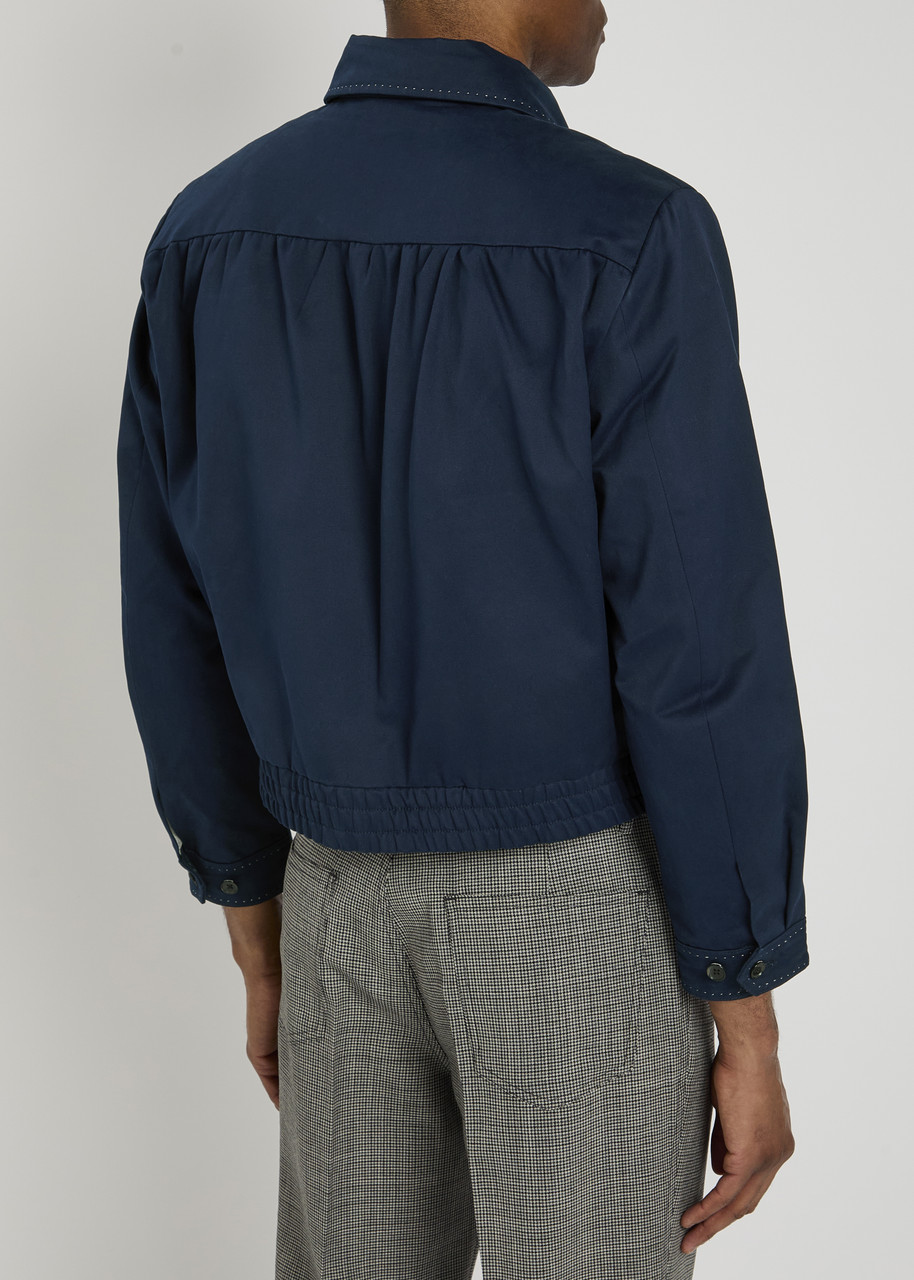  Second Layer Herman Twill Jacket - Dark Blue - 46 (it46 / S) 