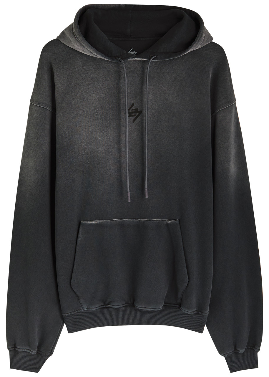 Represent 247 Motion Oversized Hooded Cotton Sweatshirt